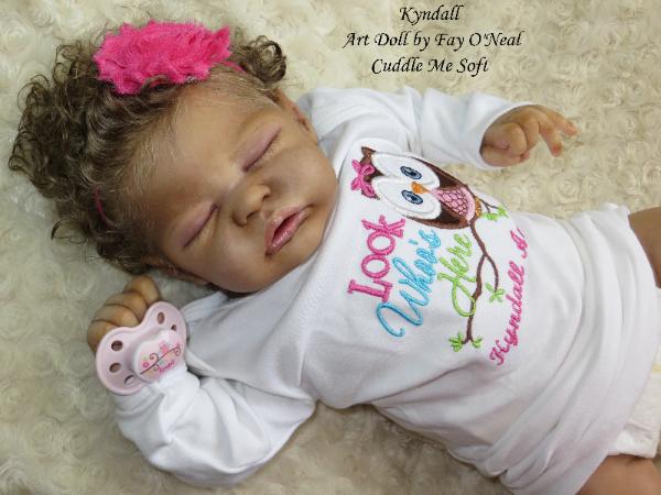 Biracial Reborn Baby for sale - Quinlynn by Laura Lee Eagles