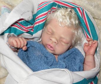 Adorable Reborn Baby boy by Fay ONeal - www.cuddlemesoft.com