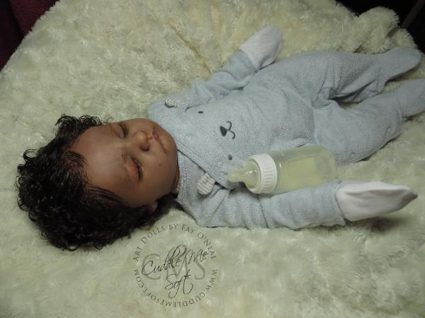 Biracial Reborn Cuddle Baby For Sale