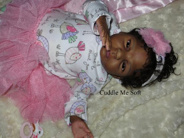 Beautiful reborn baby girl - www.cuddlemesoft.com