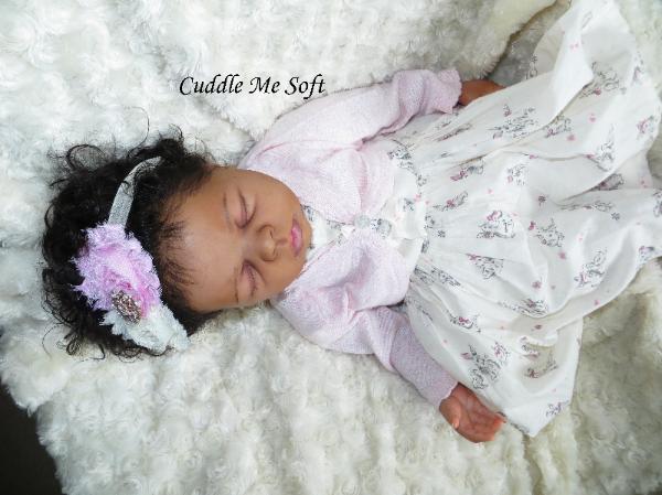 Biracial Reborn Baby Girl by Fay O'Neal