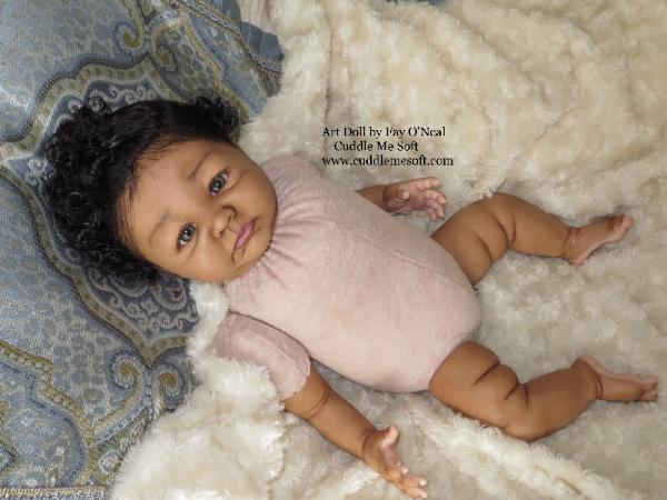 AA / Ethnic Reborn Baby Girl for sale - Aubrey by Denise Pratt