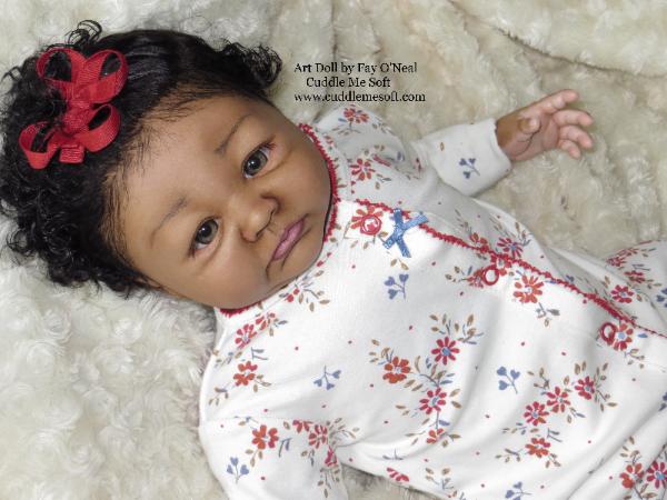 black collectible doll