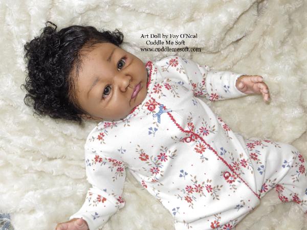 AA / Ethnic Reborn Baby Girl for adoption 