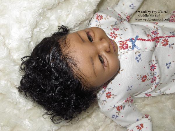 AA / Ethnic Reborn Baby Girl for sale - Aubrey by Denise Pratt
