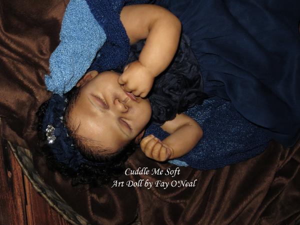 AA / Ethnic Reborn Baby Girl for sale - www.cuddlemesoft.com