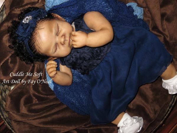 AA / Ethnic Art Doll for sale - www.cuddlemesoft.com