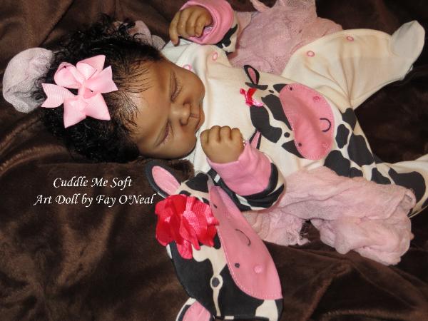 AA / Ethnic Reborn Baby Girl for sale - www.cuddlemesoft.com
