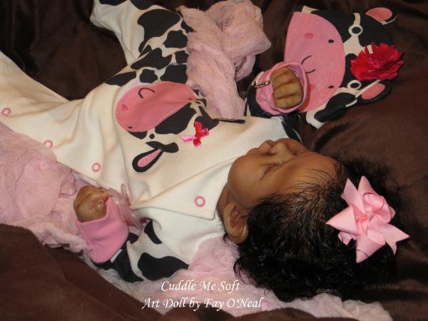 AA / Ethnic Reborn Baby Girl for sale - www.cuddlemesoft.com