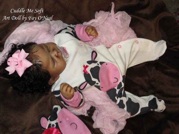 OOAK Reborn Baby Girl for sale - www.cuddlemesoft.com