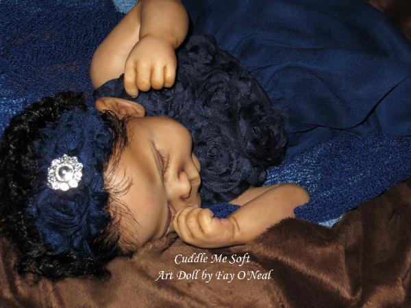 AA / Ethnic Reborn Baby Girl for sale - www.cuddlemesoft.com