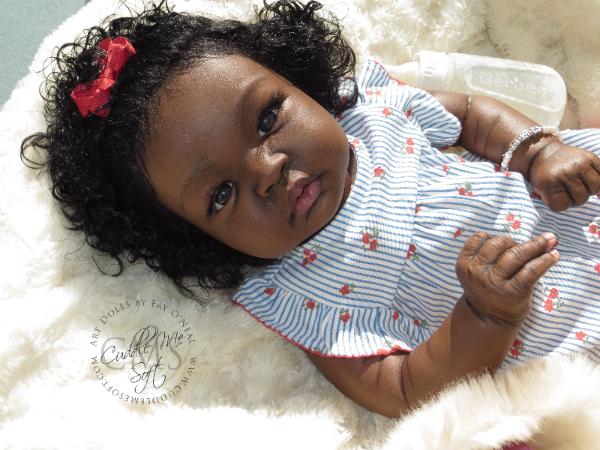 AA / Ethnic Reborn Baby Girl For Sale