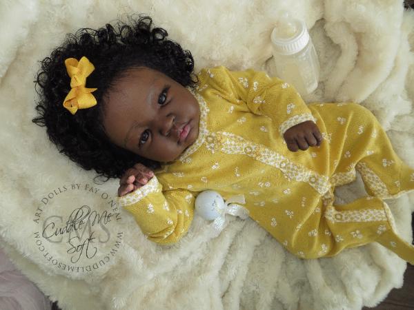 AA / Ethnic Reborn Baby Girl For Sale