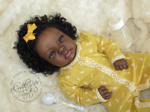 AA / Ethnic Reborn Baby Girl For Sale