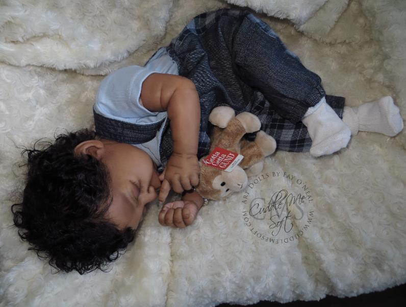 Ethnic reborn baby boy for sale