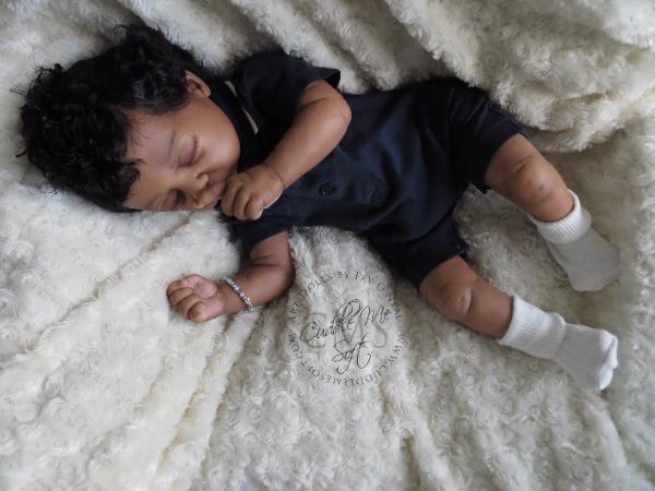 AA / Ethnic Reborn Baby Boy for sale - www.cuddlemesoft.com