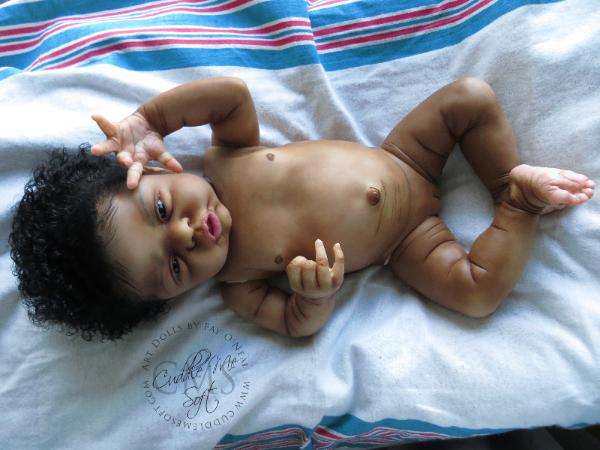 AA / Ethnic reborn baby girl