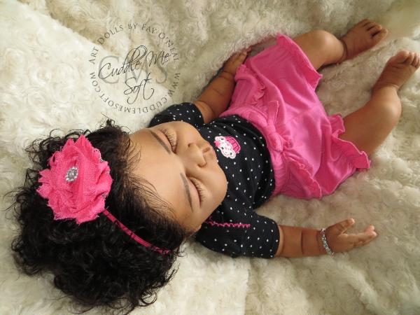 AA / Ethnic Reborn Baby Girl for sale