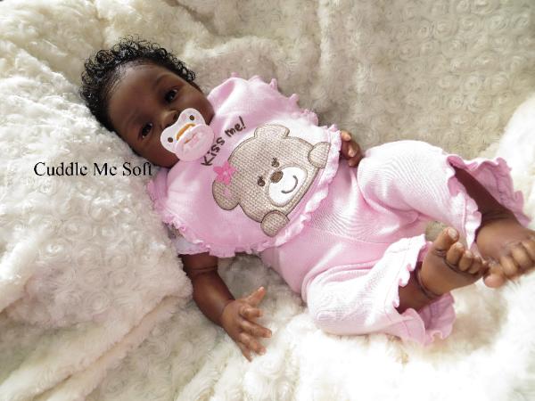 AA / Ethnic Reborn Baby Girl by Fay O'Neal