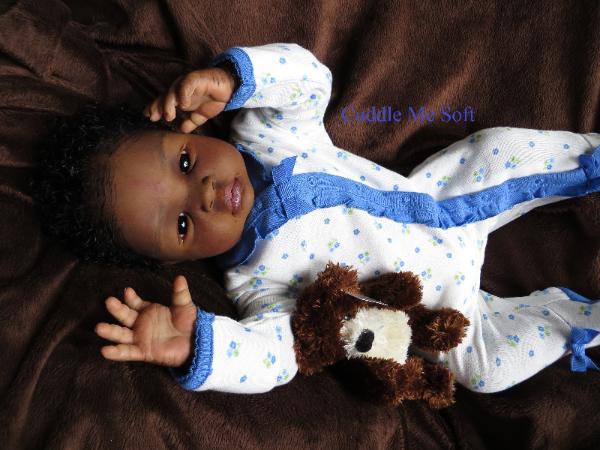 AA / Ethnic Reborn Baby Girl by Fay O'Neal
