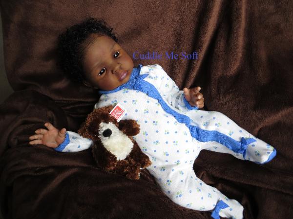 AA / Ethnic Reborn Baby Girl by Fay O'Neal
