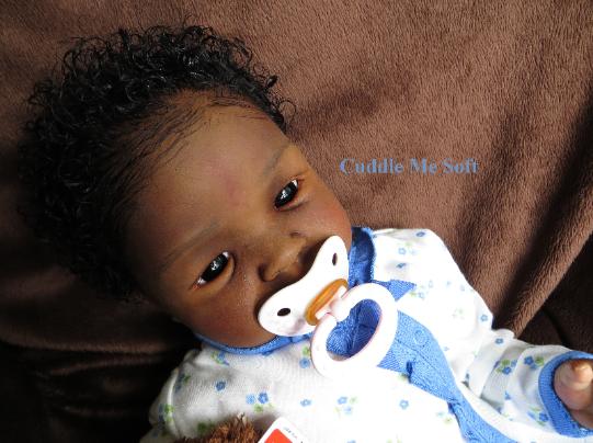 AA / Ethnic Reborn Baby Girl for sale by Fay O'Neal