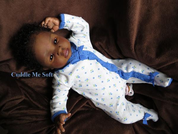 AA / Ethnic Reborn Baby Girl by Fay O'Neal