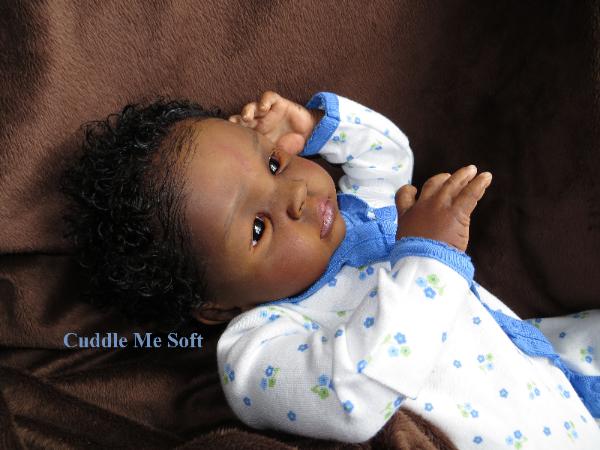 AA / Ethnic Reborn Baby Girl by Fay O'Neal