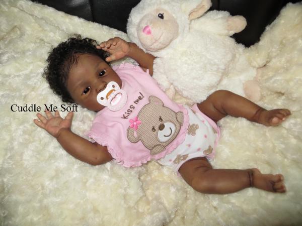 AA / Ethnic Reborn Baby Girl by Fay O'Neal