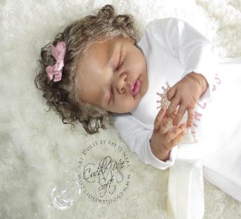 Adorable Biracial Reborn Baby by Fay O'Neal
