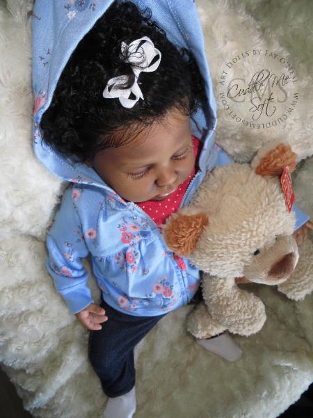 AA / Biracial Reborn Baby Girl for sale - Gemma by Donna