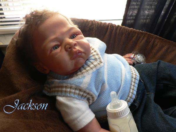 Reborn baby boy for sale - Jackson -Tatjana by Elisa Marx 
