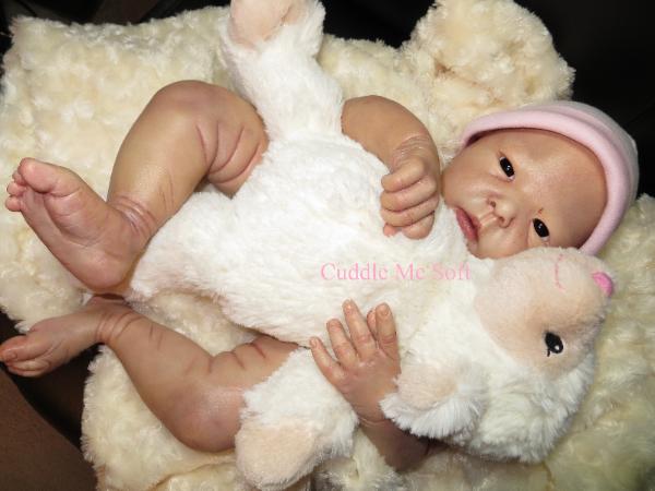 Asian Reborn Baby Girl For Sale - Lotus by Adrie Stoete