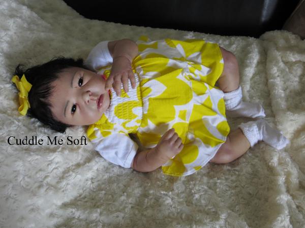 Asian Reborn Baby Girl For Sale - Lotus by Adrie Stoete