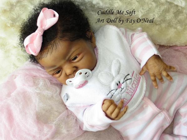 AA / Ethnic Reborn Baby Girl for sale - Esme by Laura Lee Eagles