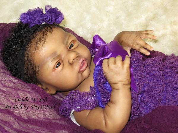 AA / Ethnic Reborn Baby Girl for sale - Esme by Laura Lee Eagles