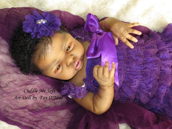 AA / Ethnic Reborn Baby Girl for sale - Esme by Laura Lee Eagles