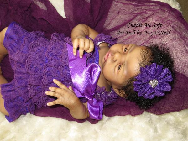 AA / Ethnic Reborn Baby Girl for sale - Esme by Laura Lee Eagles