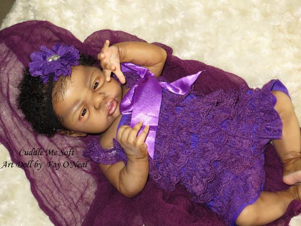 AA / Ethnic Reborn Baby Girl for sale - Esme by Laura Lee Eagles