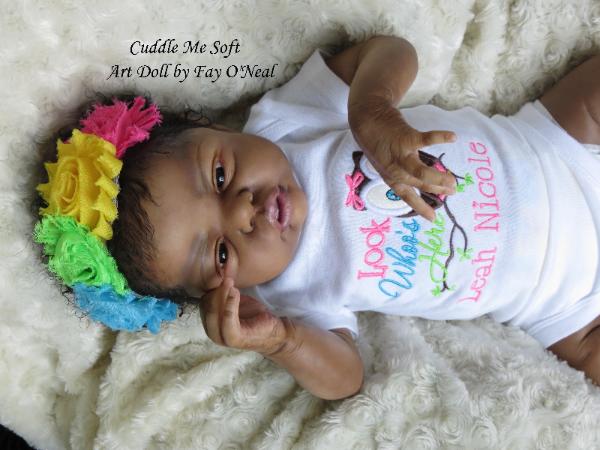 AA / Ethnic Reborn Baby Girl for sale - Esme by Laura Lee Eagles
