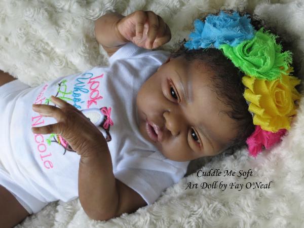 AA / Ethnic Reborn Baby Girl for sale - Esme by Laura Lee Eagles