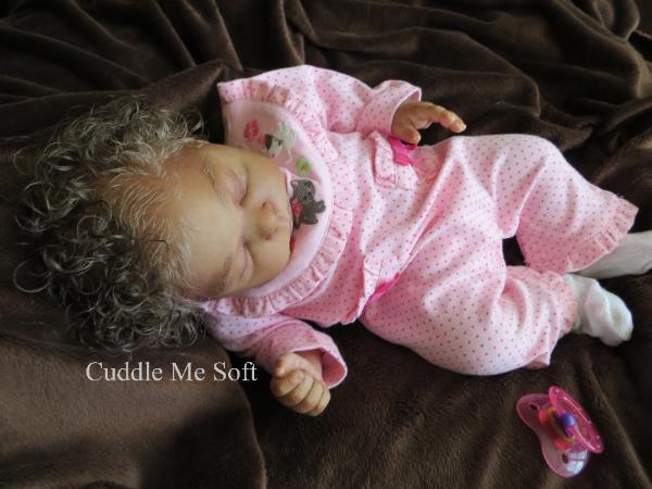 Realistic Newborn Reborn Baby Girl For Sale, OOAK Baby Reborn doll