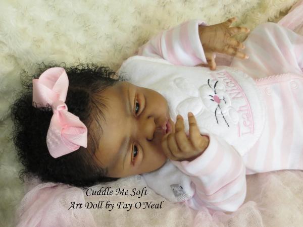 AA / Ethnic Reborn Baby Girl for sale - Esme by Laura Lee Eagles
