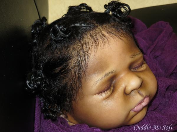 Lifelike Ethnic Reborn Baby Girl for sale - Victoria by Olga Auer