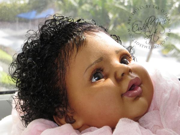 AA / Ethnic Reborn Baby Girl for sale - Candy by Donna RuBert