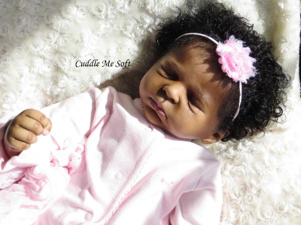 Lifelike Ethnic Reborn Baby Girl for sale - Victoria by Olga Auer
