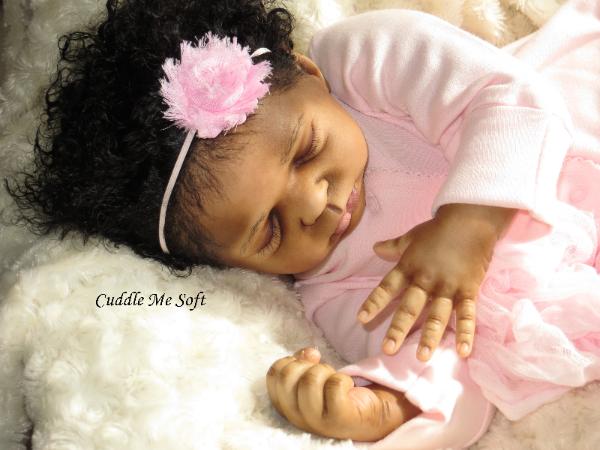 Lifelike Ethnic Reborn Baby Girl for sale - Victoria by Olga Auer