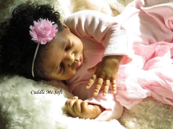 AA / Ethnic Reborn Baby Girl for sale - Victoria by Olga Auer