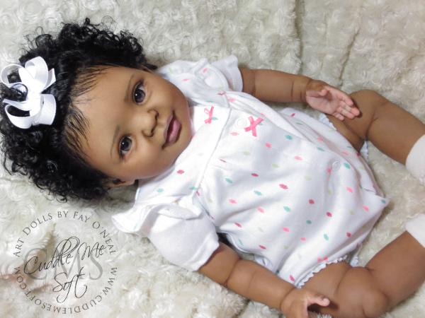 AA / Ethnic Reborn Baby Girl for sale - Candy by Donna RuBert