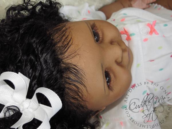 AA / Ethnic Reborn Baby Girl for sale - Candy by Donna RuBert